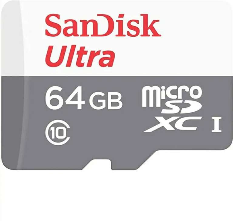 SanDisk 64GB Ultra Lite Micro SD Card (SDXC) UHS-I U1 A1- 100MB/s - £6.98 @ MyMemory