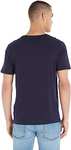 Tommy Hilfiger Men Short-Sleeve T-Shirt Crew Neck - Navy - S-XL, (£10.80 for students with prime)