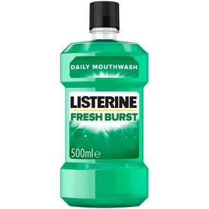 Listerine Fresh Burst Mouthwash 500ml £1.95 + free click and collect @ Wilko