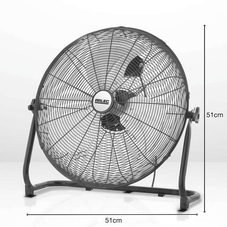 Arlec 20 Inch Industrial Floor Fan 