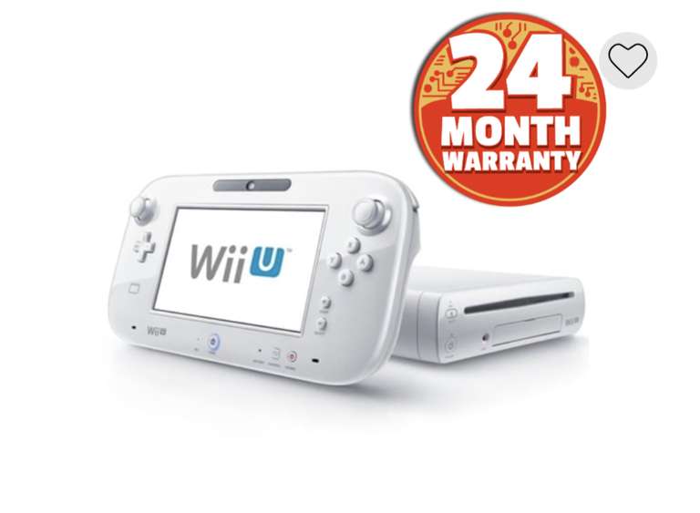Wii U Console, 8GB Basic Pack White - Used 'Poor Condition' - Free click and collect