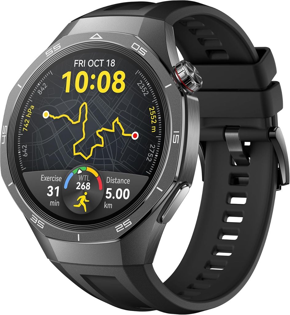 HUAWEI WATCH GT 5 Pro 46 mm Smartwatch for men, Titanium Alloy, Golf Watch, Health Tracking (Prime Only)