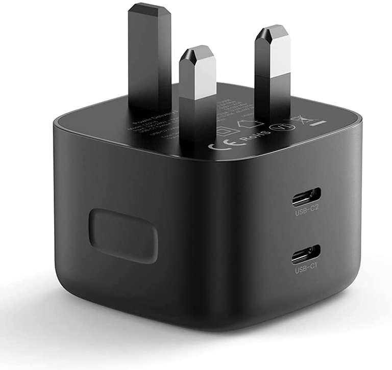 UGREEN 65W USB C Charger Plug 2-Port GaN Type C Fast Wall Power Adapter - £22.99 Sold by Ugreen Group Ltd UK and Fulfilled by Amazon