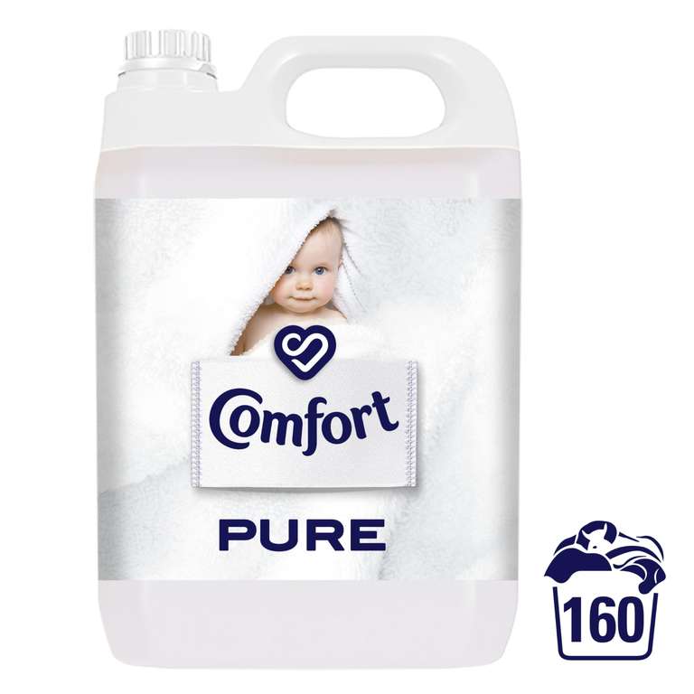 Comfort Pure Fabric Conditioner 160 Washes 4800ML - S&S £7.12