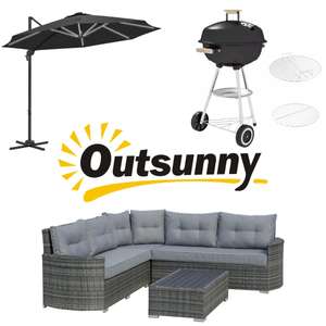 Up to 60% Off Selected Garden Furniture + Extra 25% Off + Extra 10% Off W/Codes - Sold by Outsunny