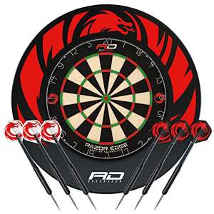 Red Dragon Professional Dartboard Sets - Razor Edge or Super Series Designs W/Voucher Sold by Red Dragon Darts FBA