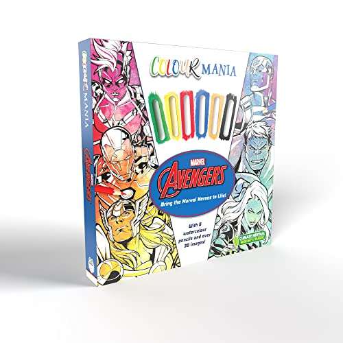 Marvel: Avengers (Colouring Book and Pencil Set) £4 with £1 off voucher at Amazon