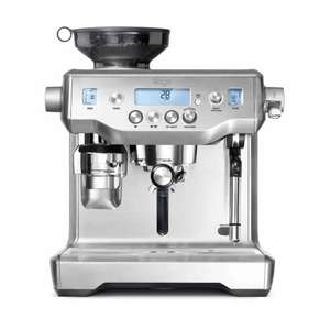 Sage BES980BSS The Oracle Semi-Automatic Espresso Machine, Bean to Cup Coffee Machine with Milk Frother, Brushed Stainless Steel, Silver