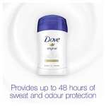Dove Original Antiperspirant Deodorant Stick (Pack of 6) - £12 @ Amazon