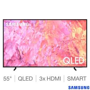 Samsung QE55Q65CAUXXU 55 Inch QLED 4K Ultra HD Smart TV with 5 Year Warranty & 6 Months Disney Plus