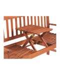 Gardenline Wooden Garden Love Seat online only £89.94 pre order with code @ Aldi