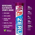HIGH5 Zero Electrolyte Hydration Tablets Added Vitamin C (Blackcurrant , 20 Count (Pack of 8) - £20.19 @ Amazon