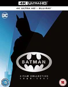 Batman 4-Film Collection 1989-1997 [4K Ultra-HD + Blu-Ray] (Region Free)