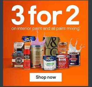 3 for 2 Interior paint 4 for 3 on laminate flooring