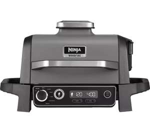 Ninja Woodfire Electric BBQ Grill & Smoker OG701UK - with Free Cover & Stand