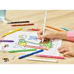 BIC Kids Magic Felt Pens, Water-Based Markers, Erasable Ink and Washable, 10 Coloured Markers and 2 Erasers