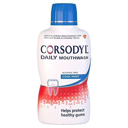 Corsodyl Daily Gum Care Mouthwash Alcohol Free Cool Mint 500ml £3.06 / £2.89 S&S