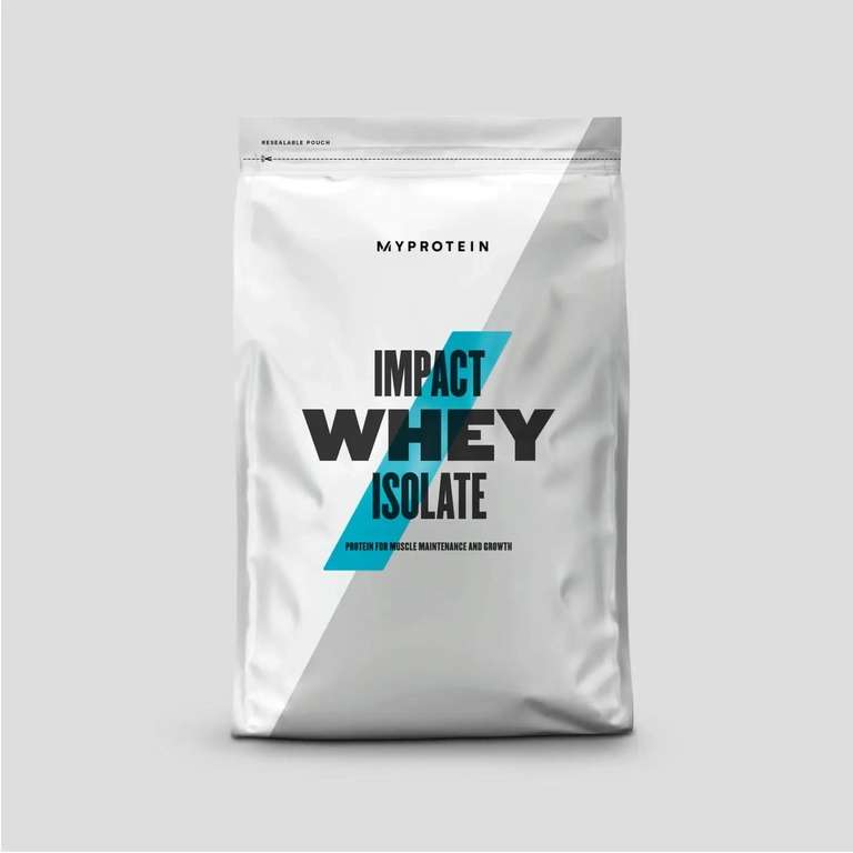 MyProtein Impact Whey Isolate 2 x 2.5kg (5kg, £11.59/kg) Milk Tea W/Code