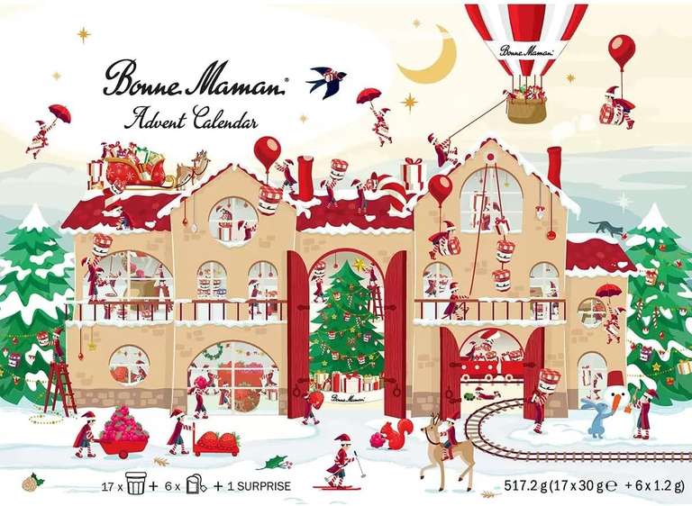 Bonne Maman 2023 Limited Edition Advent Calendar - 24 jams