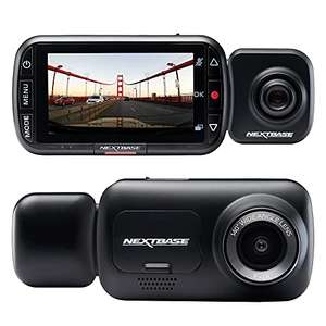 222X Nextbase Dash cam Front and Rear + 32GB Micro SD Card & Case Bundle (Prime Exclusive) - iZilla FBA