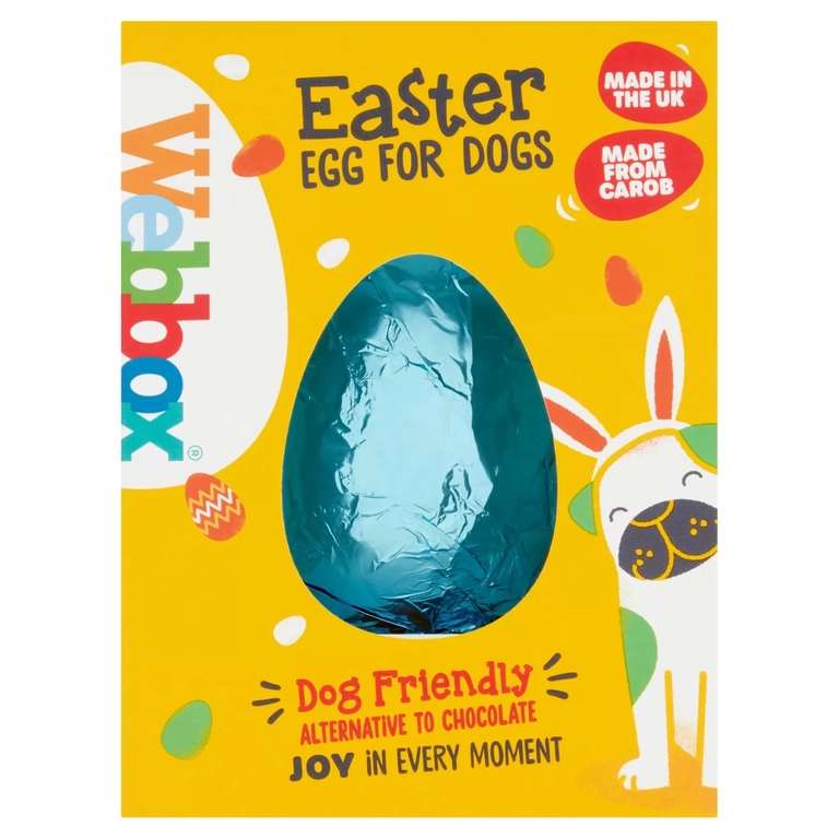 Webbox Dog Treasure Hunt Eggs 6 Pack 63p/ Webbox Easter Egg For Dogs 60p @ Sainsbury's The Shire Retail Park Leamington Spa