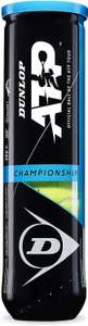 Dunlop ATP Championship Tennis Ball - 4 Balls - Sand, Hard Court & Lawn