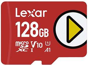 Lexar PLAY 128GB Micro SD Card, microSDXC UHS-I Card, Up To 150MB/s Read, TF Card