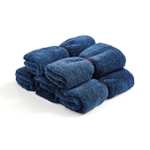 Set of 5 Gym Towels Grey or Navy Free Click & Collect