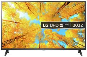 LG 55 Inch 55UQ75006LF Smart 4K UHD HDR LED Freeview TV - £379 + Free Click and Collect @ Argos
