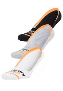 SUPERDRY trainer socks, pack of 3 - £5.00 @ Superdry eBay