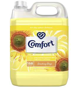Comfort Sunshiny Days Fabric Conditioner, 166 Wash - £6.50 / £6.18 Subscribe & Save + 15% Voucher on 1st S&S @ Amazon