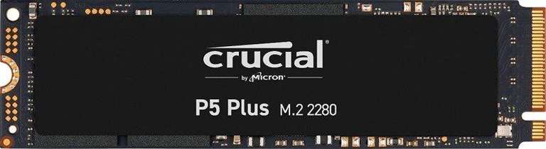 2TB - Crucial P5 Plus PCIe 4.0 NVMe SSD - 6600MB/S, 3D TLC, 2GB Dram (PS5 Compatible) - £99.99 (cheaper with fee-free card) @ Amazon Germany