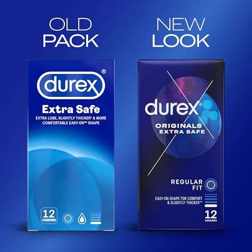 Durex Extra Safe Condoms, Pack of 12 - £3.21 / £2.87 S&S