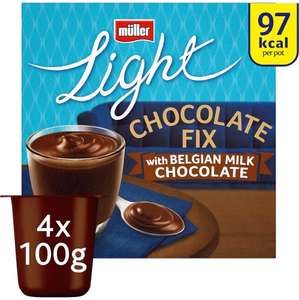Muller Light Chocolate Fix (Milk / White / Mint / Orange / Caramel) £1.25 (Clubcard Price) @ Tesco