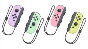 Nintendo Switch Joy-Con Controller Pair - Pastel Purple/Pastel Green or Pastel Pink/Pastel Yellow - Auto Discount at Basket