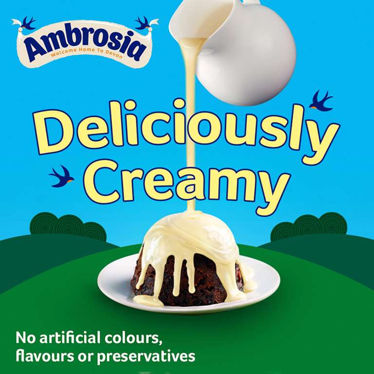 Ambrosia Ready-to-Eat Chocolate Custard 150g Pot £0.83 at Amazon ...
