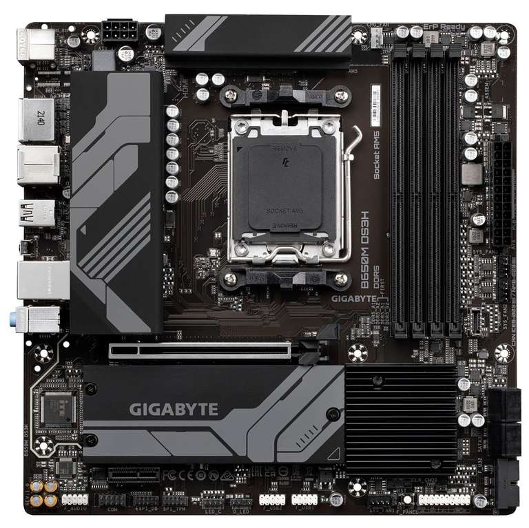 Gigabyte B650M DS3H mATX Motherboard for AMD AM5 CPUs £141.82 @ cclcomputers eBay (UK Mainland)