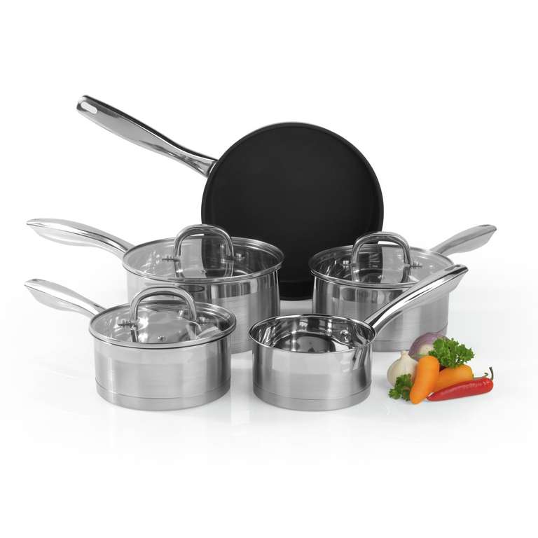 Salter Timeless Collection 5 Piece Pan Set + Free Collection