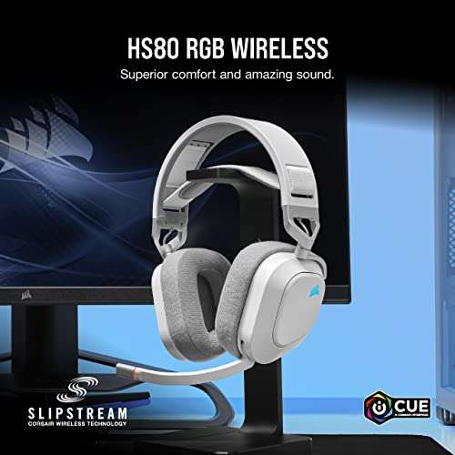 Corsair HS80 RGB WIRELESS Gaming Headset with Dolby Atmos Audio £109.99 @ Amazon