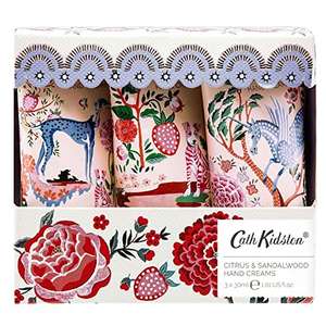 Cath Kidston Beauty Artist Kingdom Hand Cream Trio Gift Set, 3 x 30ml £4.57 From Amazon