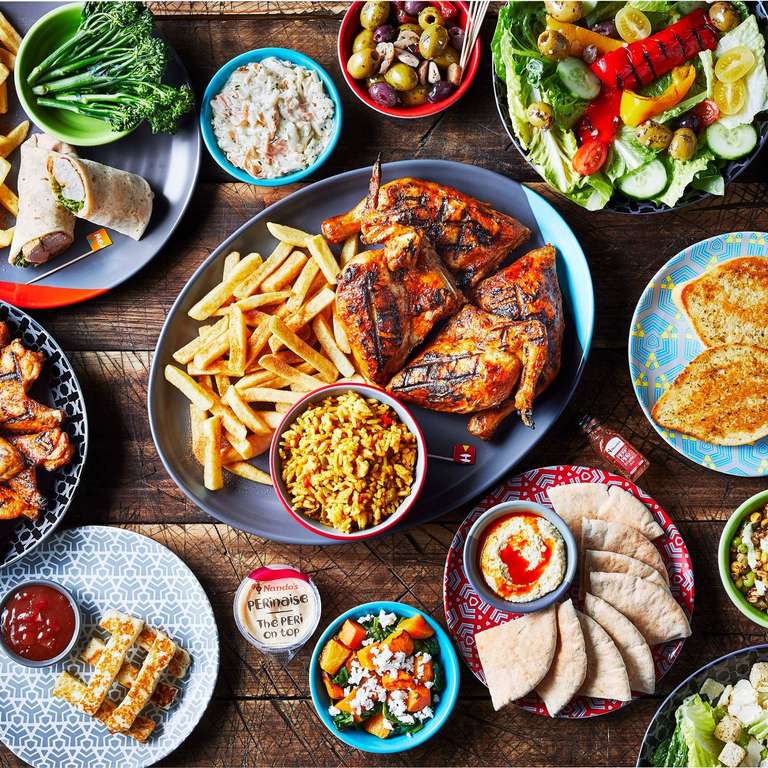 20% off for Students, Monday to Wednesday, using discount code @ Nando's