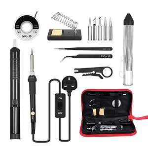 Hohowell Soldering Iron Kit £8.99 using voucher - Sold By LETMOMO / Fulfilled By Amazon