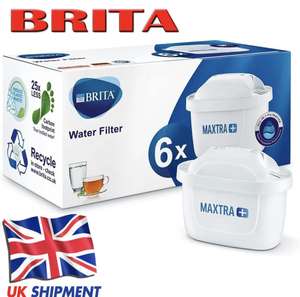6 Pack BRITA Maxtra+ Plus Water Filter Jug Replacement Cartridges Refills sold by trustworthy1789 (UK Mainland)