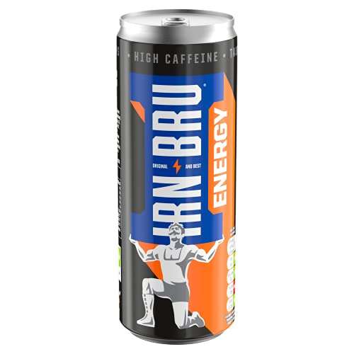 IRN-BRU Energy | 12 x 330ml Cans - £9.85 with voucher or £8.21 with S&S @ Amazon