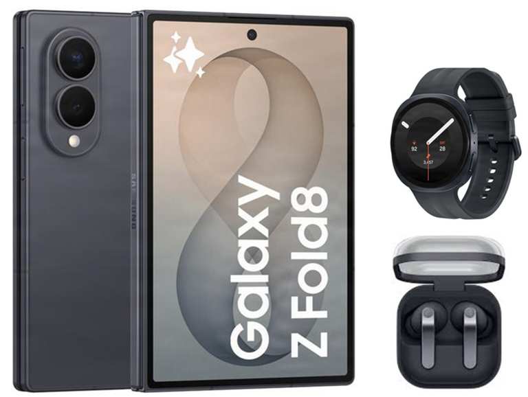 Samsung Galaxy Z Fold8 + Watch9 + Buds4 Pro + Case + O2 400GB data - £768.65 upfront w/code - £26pm/24m (Possible £1078 total w/ trade)