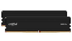 Crucial Pro DDR5 RAM 48GB (2x24GB) 5600MHz, Intel XMP 3.0, Computer Memory Kit w.voucher