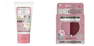 Soap & Glory Righteous Butter Body Lotion 50ml + Free 150g Soap & Glory Dreams Body Bar £1.47 + Free Click & Collect @ Boots