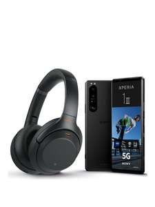 Sony Xperia 1 III 5G + Sony WH-1000XM3 £57 pm 24 £1398 including £30 upfront/ 24m £45.6opm 24m £30 upfront £1,124.4 (Perks At Work) @ EE