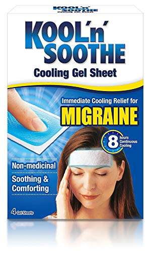 Kool 'n' Soothe Migraine Cooling Strips - Pack of 4 - £1.80 (Save with S&S) @ Amazon