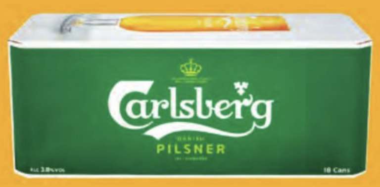Carlsberg Pilsner 18 x 440ml Cans 2 for £18 @ Lidl N-Ireland - hotukdeals
